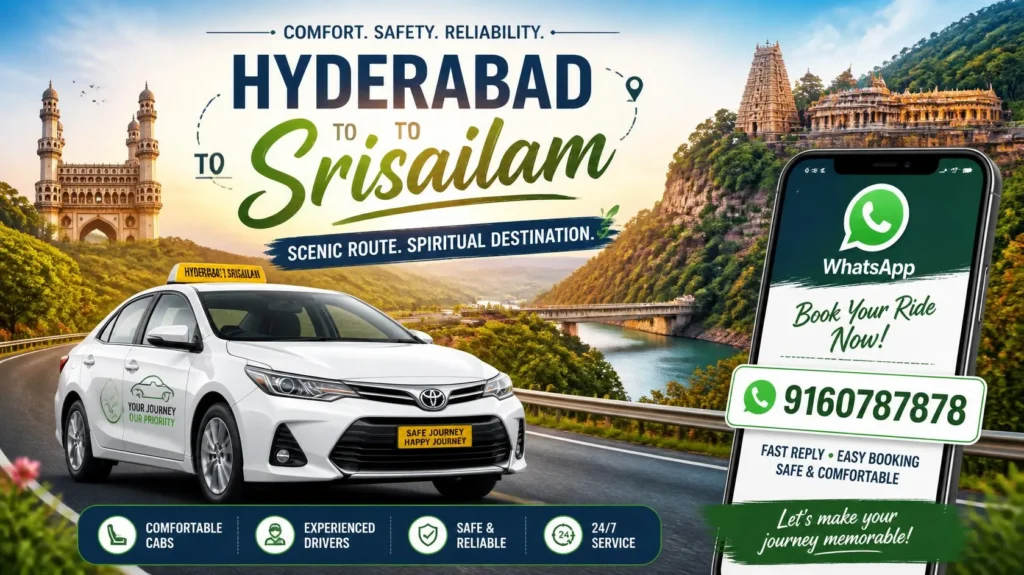 Taxi from Vijayawada to Hyderabad for intercity travel