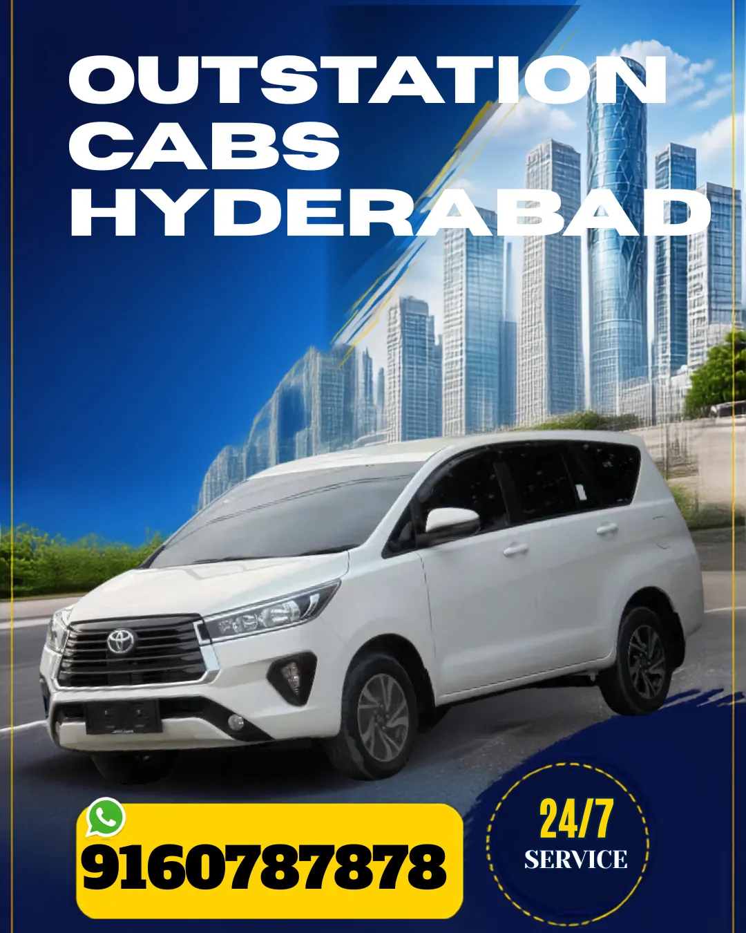 Outstation Cabs in Hyderabad