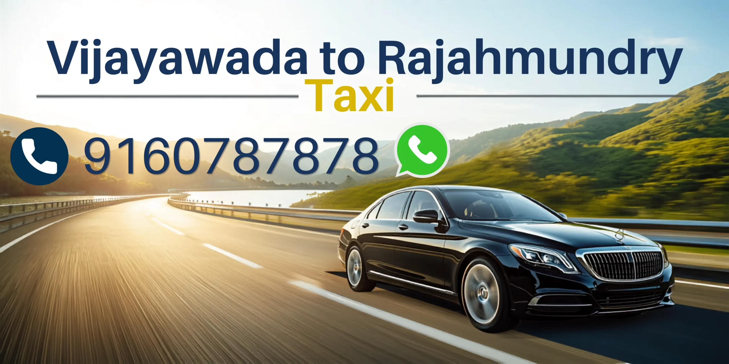 Vijayawada to Rajahmundry Cab Service
